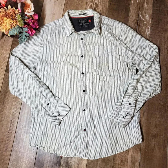 Cactus New York On The Road Men's Button Down Shirt Size XL Slim Fit - Picture 1 of 12